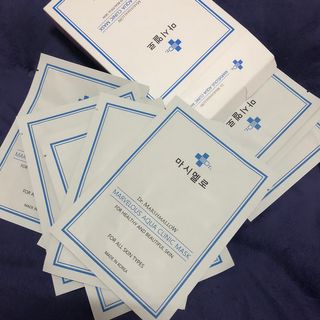 닥터마시멜로 닥터마스멜로 마블러스 아쿠아 클리닉 마스크 — 5점을 준 리뷰어가 2021년 3월 올린 사용 사진
