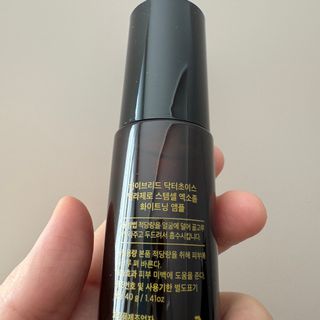 하이브리온 [쿠팡 구매평] 닥터초이스 멜라제로 스템셀 엑소좀 화이트닝 앰플 40g , 1개 — 5점을 준 리뷰어가 2025년 2월 올린 사용 사진