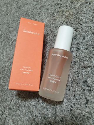 산다화 더블 이펙트 안티 링클 세럼 50ml — 5점을 준 리뷰어가 2021년 9월 올린 사용 사진