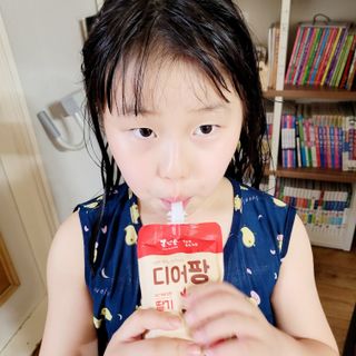 [몸엔용] 우리 아이 건강간식, 달콤한 녹용곤약젤리 디어팡 4종 — 5점을 준 리뷰어가 2021년 8월 올린 사용 사진