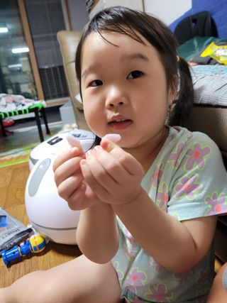 [아이스칩스] 무설탕 비건 자일리톨 캔디 7종 2개기준 — 5점을 준 리뷰어가 2021년 9월 올린 사용 사진