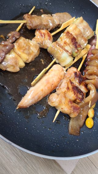 [다물꼬치] 모듬꼬치 10개 +데리야끼소스120g+매운고추소스120g — 5점을 준 리뷰어가 2021년 11월 올린 사용 사진