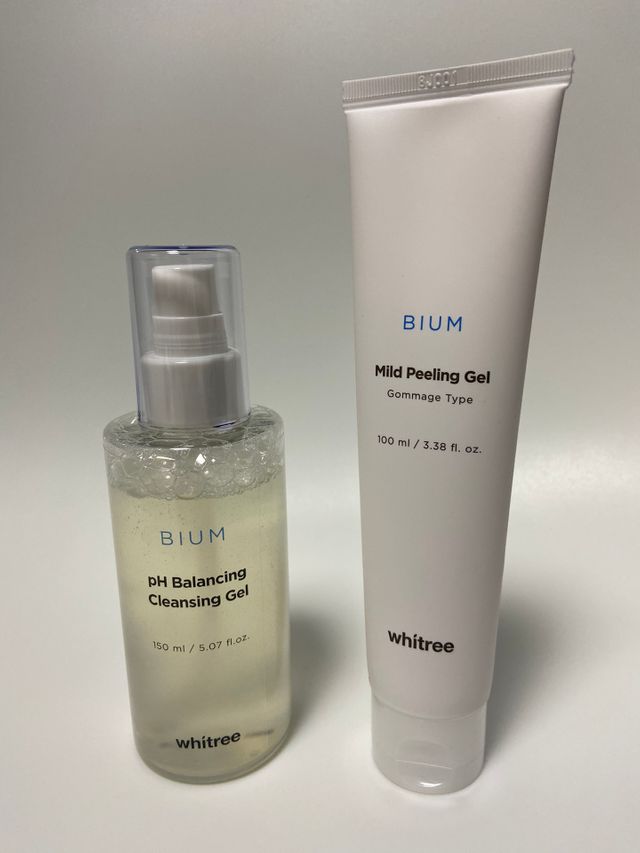 화이트리 비움 약산성 클렌징젤 ,마일드 필링젤 세트 리뷰 사진
