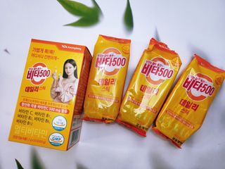 광동생활건강 [제니에디션] 비타500데일리스틱 gift set 60포+제니굿즈 3종+쇼핑백 — 5점을 준 리뷰어가 2021년 11월 올린 사용 사진