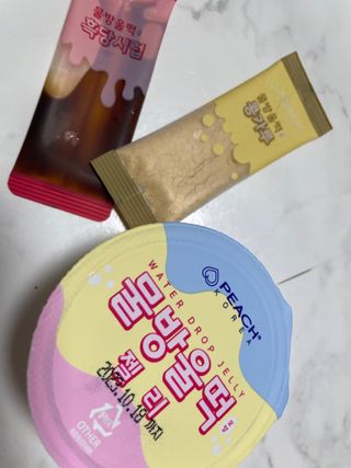 (주) 피치코리아 물방울떡젤리 X 2개입 — 4점을 준 리뷰어가 2022년 11월 올린 사용 사진