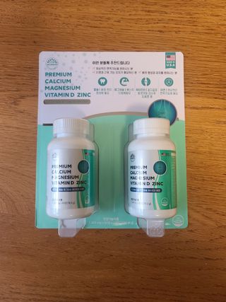 서울약사신협 네이처픽_칼슘마그네슘비타민D_1,305mg x 120캡슐 — 4.5점을 준 리뷰어가 2021년 9월 올린 사용 사진