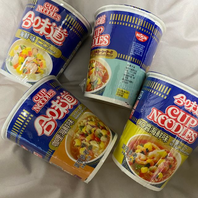 닛신 컵누들  4종 - 씨푸드오리지날, 씨푸드 스파이시, 씨푸드 커리, 씨푸드 XO소스 리뷰 사진