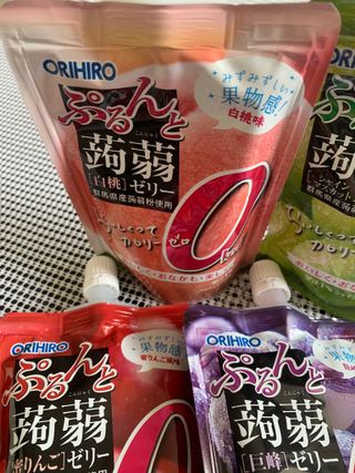 ORIHIRO 오리히로 곤약젤리 제로칼로리 130g 4종 4팩(맛별로 1팩씩) — 5점을 준 리뷰어가 2023년 2월 올린 사용 사진