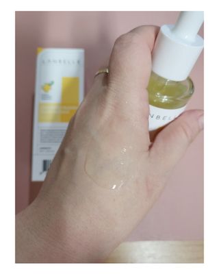 랑벨 비타 에너지 잡티 앰플 50ml 고농축 비타민, 저자극, 수분 촉촉, 미백 앰플 — 5점을 준 리뷰어가 2022년 4월 올린 사용 사진