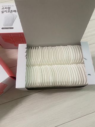 소미썸 실키 화장솜 — 5점을 준 리뷰어가 2022년 3월 올린 사용 사진