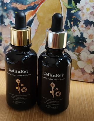 코매료 셀인키 리바이탈 퍼펙트 세럼 2종(천연오일100프로+순수비타민c150,000ppm) — 5점을 준 리뷰어가 2024년 2월 올린 사용 사진