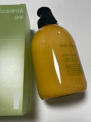 방방곳곳 편림초 마이크로바이옴 샴푸 — 4점을 준 리뷰어가 2022년 3월 올린 사용 사진