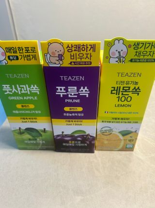 [티젠] 푸룬쏙+풋사과쏙+유기농 레몬쏙 100 — 5점을 준 리뷰어가 2025년 2월 올린 사용 사진