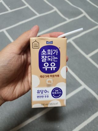 소화가 잘되는 우유 국산 5곡 미숫가루 — 5점을 준 리뷰어가 2021년 9월 올린 사용 사진