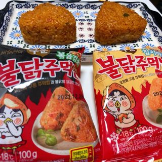삼양냉동 [삼양] 불닭참치마요구운주먹밥+불닭볶음김치구운주먹밥 2세트구성 — 3.5점을 준 리뷰어가 2021년 2월 올린 사용 사진
