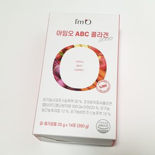아임오 ABC 콜라겐 젤리 14포 — 5점을 준 리뷰어가 2021년 7월 올린 사용 사진