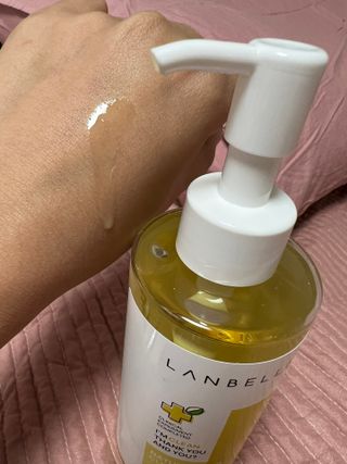 랑벨 내츄럴 딥 클렌징 오일 200ml (저자극 약산성 천연 클렌징) — 4.5점을 준 리뷰어가 2022년 5월 올린 사용 사진
