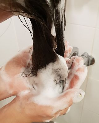 닥터라파알 레드 꽃향기 탈모샴푸 1,000ml + 트리트먼트 1,000ml — 5점을 준 리뷰어가 2021년 8월 올린 사용 사진