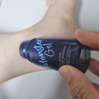 [바록스] 류현진 올인원 바디릴렉싱 몬스터겔 50ml — 5점을 준 리뷰어가 2021년 5월 올린 사용 사진