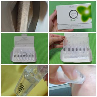 유니베르소 산소앰플 7일 집중케어 앰플 — 4점을 준 리뷰어가 2021년 5월 올린 사용 사진