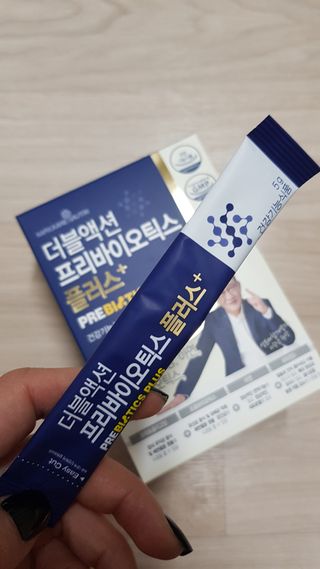 메이준뉴트리 더블액션 프리바이오틱스 플러스+ — 5점을 준 리뷰어가 2021년 5월 올린 사용 사진