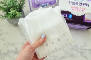 LG유니참 쏘피SOFY [SOFY] 안심숙면팬티 리뉴얼 — 5점을 준 리뷰어가 2021년 3월 올린 사용 사진
