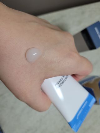 더마포레스트 마데카소사이드 리페어 크림,  모이스처라이징 아쿠아크림 — 5점을 준 리뷰어가 2021년 8월 올린 사용 사진
