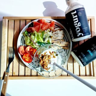 숲골 임실치즈마을 프로바이오 요거트 450ml 2개 — 5점을 준 리뷰어가 2021년 10월 올린 사용 사진