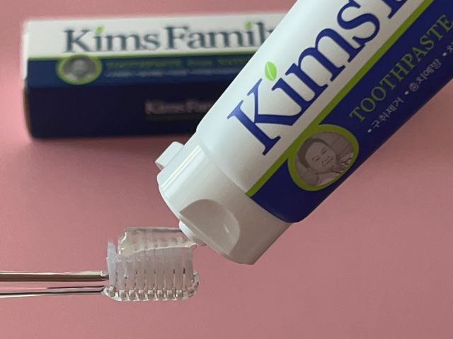 킴스패밀리나인 네츄럴 치약 120g 리뷰 사진
