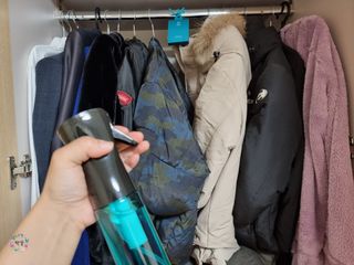 코박 스프레이 살균 선물세트 (살균스프레이+스페이스살균제+쇼핑백) — 4점을 준 리뷰어가 2022년 4월 올린 사용 사진