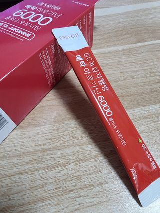 메타아르기닌 GC녹십자웰빙 메타 아르기닌 6000 플러스 오르니틴 — 4점을 준 리뷰어가 2022년 5월 올린 사용 사진