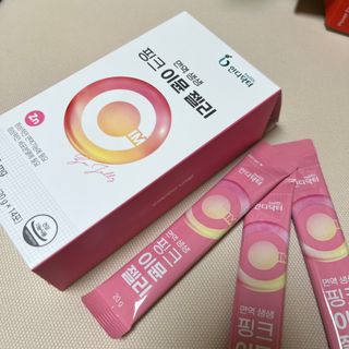 인디닥터 면역 생생 핑크 이뮨 젤리 + 타이탄 BCAA 프로틴 젤리스틱 — 4.5점을 준 리뷰어가 2022년 4월 올린 사용 사진