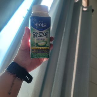 LIVE 매일바이오 알로에 드링킹 요거트 — 5점을 준 리뷰어가 2022년 4월 올린 사용 사진