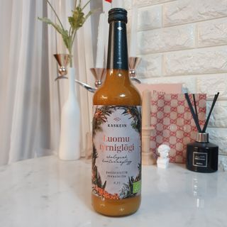 H365 [Kaskein Luomutyrniglögi] 핀란드 전통 무알콜 멀드와인 시벅톤 글로기 — 5점을 준 리뷰어가 2021년 4월 올린 사용 사진