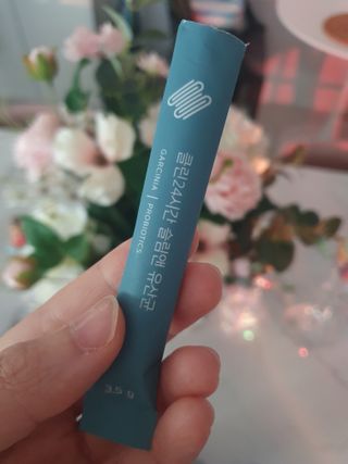 클린24시간 슬림앤유산균 1박스 (3.5g X 15포) — 5점을 준 리뷰어가 2022년 10월 올린 사용 사진