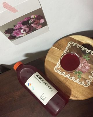 트롯전통식혜 트롯레드비트식혜 1리터 +500리터 — 5점을 준 리뷰어가 2021년 5월 올린 사용 사진
