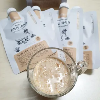 헤이빈즈 식사대용 식물성단백질 다이어트쉐이크 파우치 5일분 — 5점을 준 리뷰어가 2023년 3월 올린 사용 사진