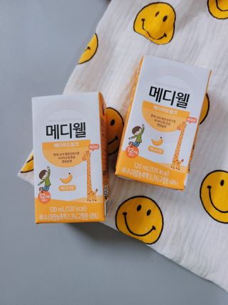 메디웰 페디아드링크 미니 바나나맛 — 4.5점을 준 리뷰어가 2022년 8월 올린 사용 사진