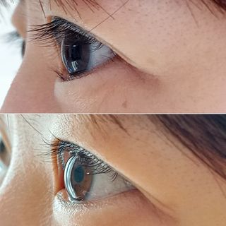 피비에스코리아 [오마이셀프] 셀프 속눈썹펌 키트 뷰러펌 파마 세트 — 5점을 준 리뷰어가 2021년 11월 올린 사용 사진