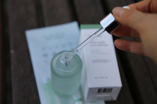 아르비엔 마일드케어 비건 시카세럼 — 3점을 준 리뷰어가 2021년 2월 올린 사용 사진