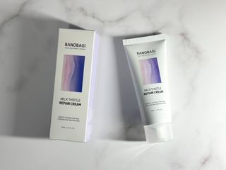 바노바기 코스메틱 바노바기 밀크 씨슬 리페어 세럼 30ml & 크림 50ml — 5점을 준 리뷰어가 2024년 5월 올린 사용 사진