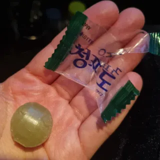 청포도캔디 복숭아캔디 — 5점을 준 리뷰어가 2022년 11월 올린 사용 사진
