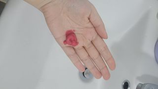 [유니프] 헤어 샤이니 핑크 컬러 트리트먼트240g — 4.5점을 준 리뷰어가 2023년 12월 올린 사용 사진
