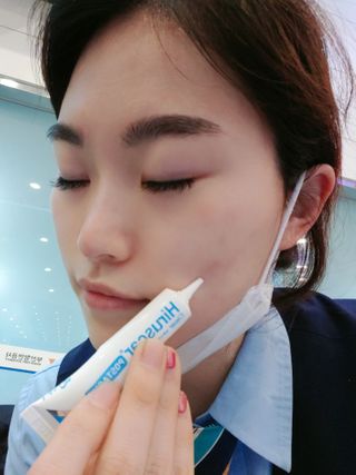 히루스카 포스트아크네 클리어 — 5점을 준 리뷰어가 2021년 2월 올린 사용 사진