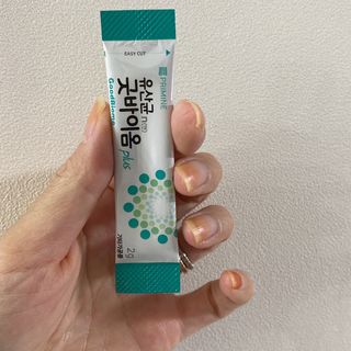프리마인 유산균 국가지정연구소 선정, 살아있는 생유산균 200억 마리의 힘. 유산균n굿바이옴플러스 — 5점을 준 리뷰어가 2021년 10월 올린 사용 사진