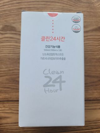 클린24시간 1BOX(5포) + 전용보틀(500ml) — 5점을 준 리뷰어가 2022년 7월 올린 사용 사진