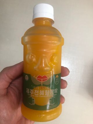 탐라원 제주의 맛, 몬딱주스 4종세트 - 한라봉몬딱주스, 천혜향몬딱주스, 청귤에이드, 당근몬딱주스 — 4.5점을 준 리뷰어가 2021년 8월 올린 사용 사진