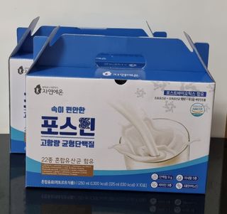 자연에온 마시는 프로틴 고함량 균형단백질 음료 포스틴 125ml 10개입 1BOX — 5점을 준 리뷰어가 2021년 4월 올린 사용 사진