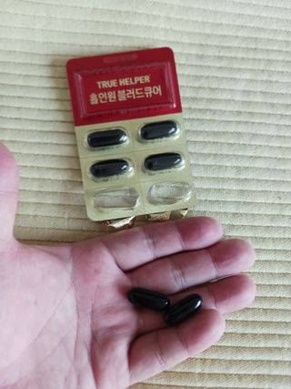 트루헬퍼 홀인원 블러드큐어 혈행+혈압+콜레스테롤 한번에 1박스 1개월 — 5점을 준 리뷰어가 2023년 2월 올린 사용 사진