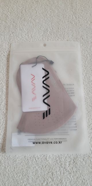 [AVAVE] 어베이브 페이스히트 스포츠 골프 방한 페이스 마스크 — 5점을 준 리뷰어가 2024년 1월 올린 사용 사진